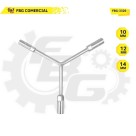 FBG-3326 CHAVE DE RODA Y 10/12/14MM