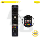 9134 CONTROLE SMART COMPATÍVEL C/TOSHIBA YOUTUBE/NETFLIX