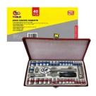 FBG-3077 JOGO CHAVES SOQUETE C/ 40 PÇ